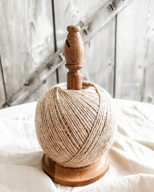 English Oak Stand with Twine