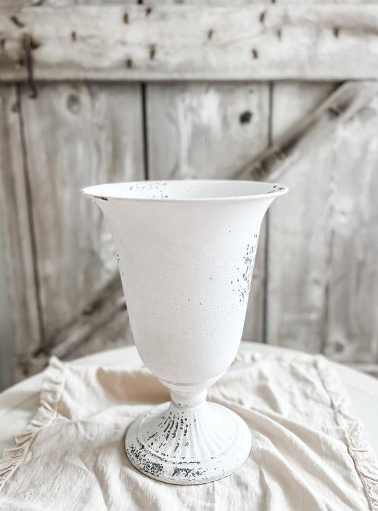 Chloe White Vase