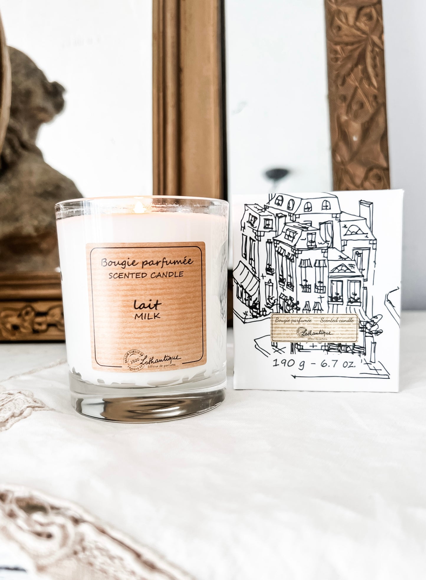 Lothantique French Candle -Milk