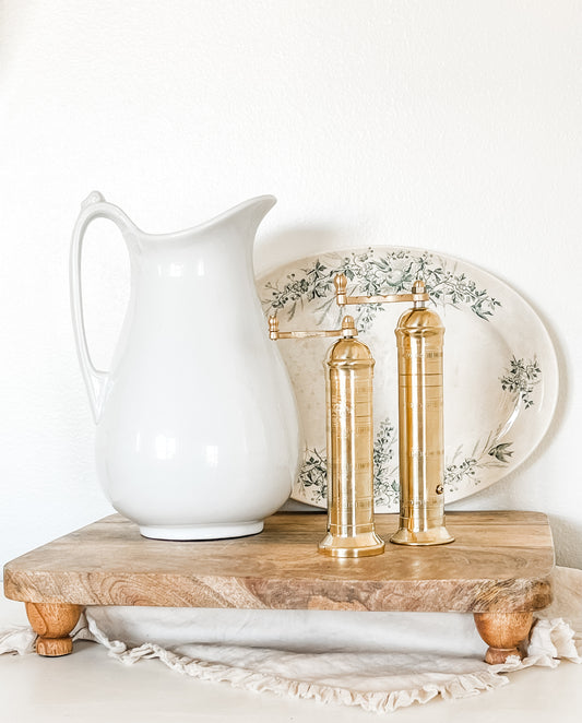 Farmhouse Footed Charcuterie Serving Board