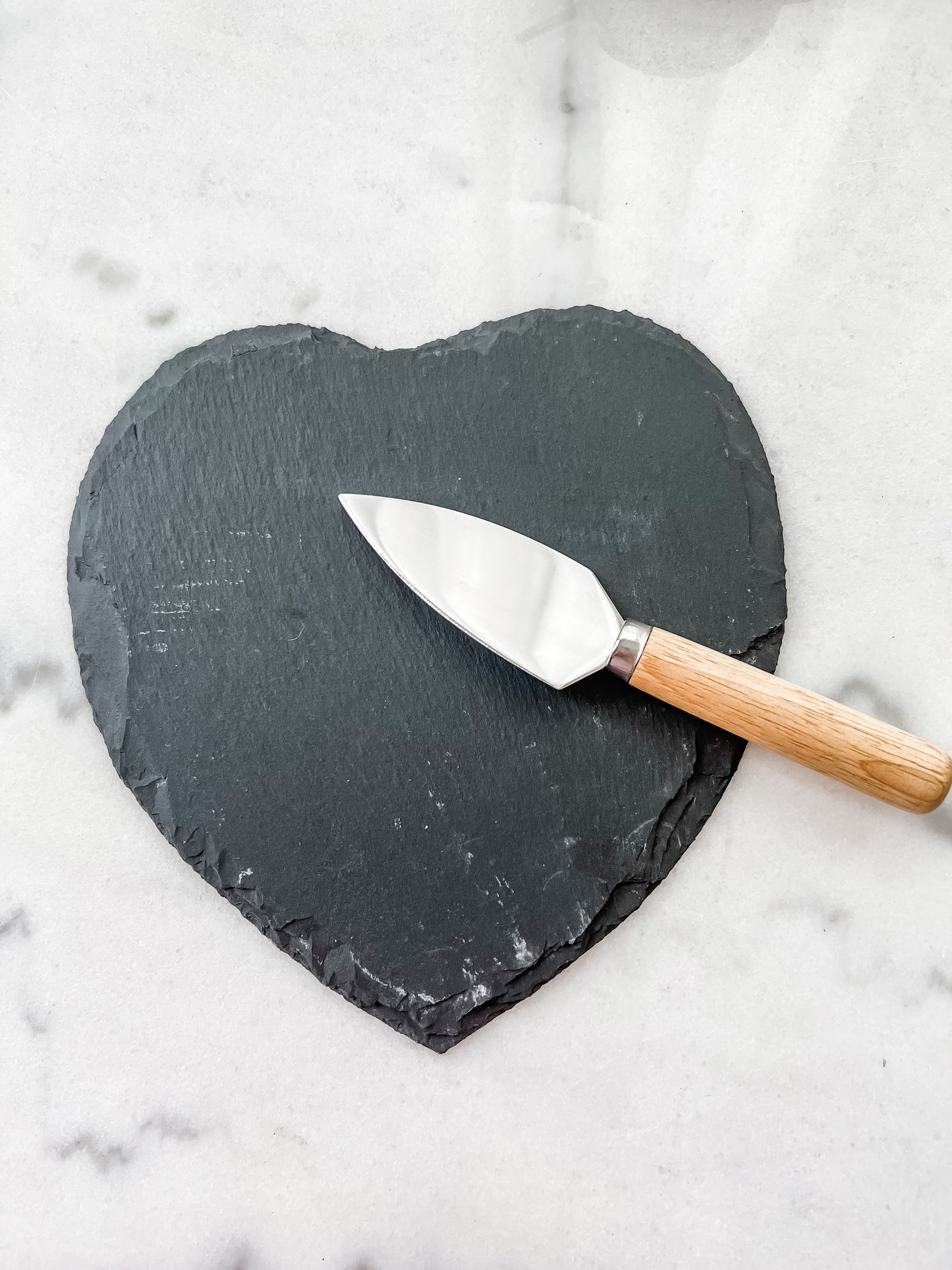 Charcuterie Slate Heart Set