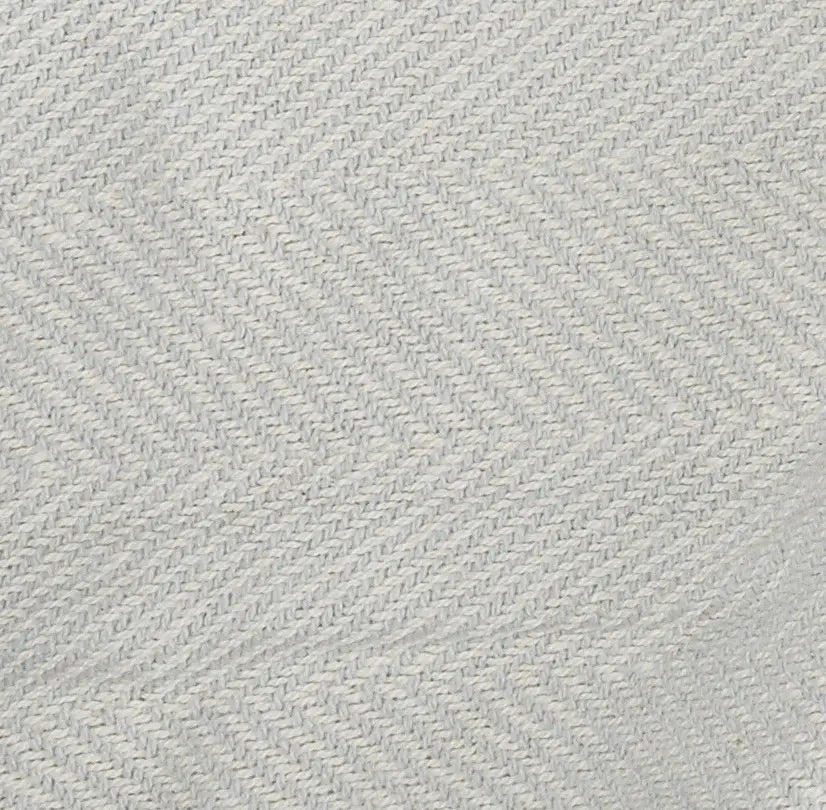 French Gray Tasseled Throw Blanket