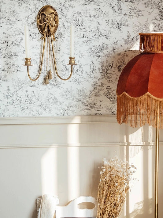 French Gold  Bow Sconce