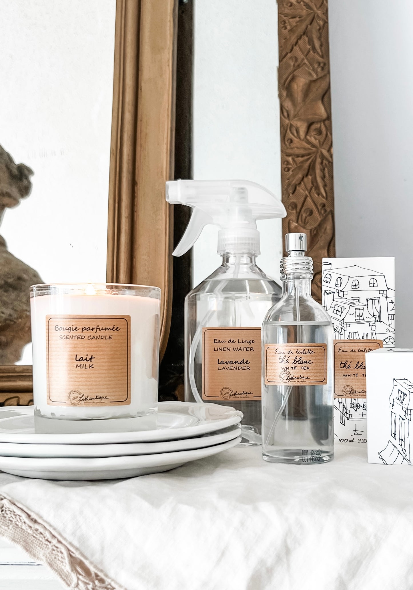 Lothantique French Candle -Milk