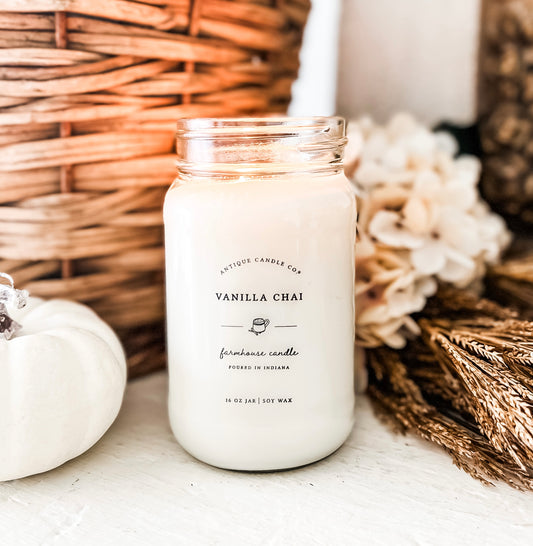 Antique Candle Co. -Vanilla Chai Candle