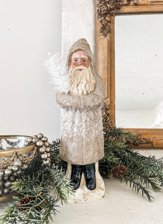 Champagne Shimmer Belsnickel Santa