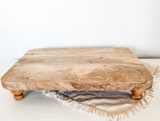 Farmhouse Footed Charcuterie Serving Board