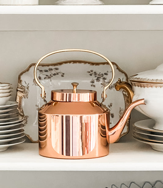 English Copper Tea Kettle