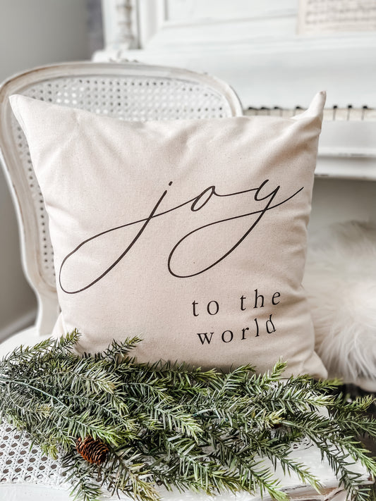 Joy to the World Pillow