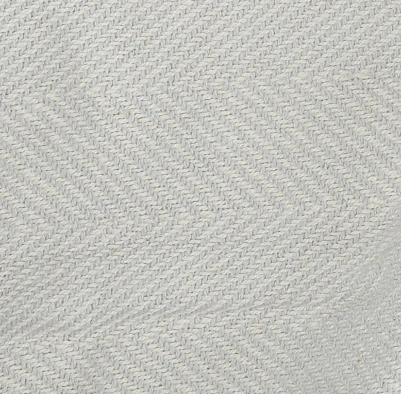 French Gray Tasseled Throw Blanket